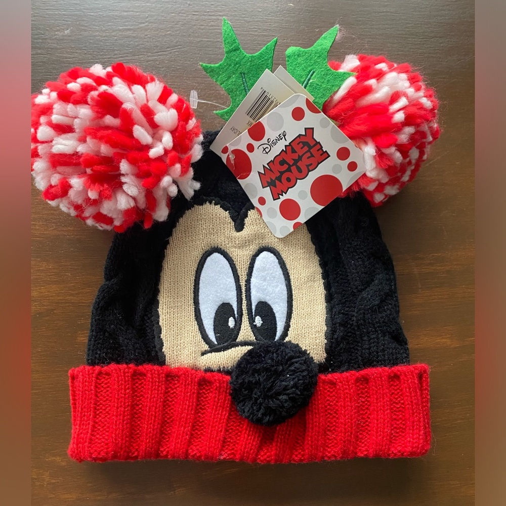 Disney Mickey hat with jingle bells